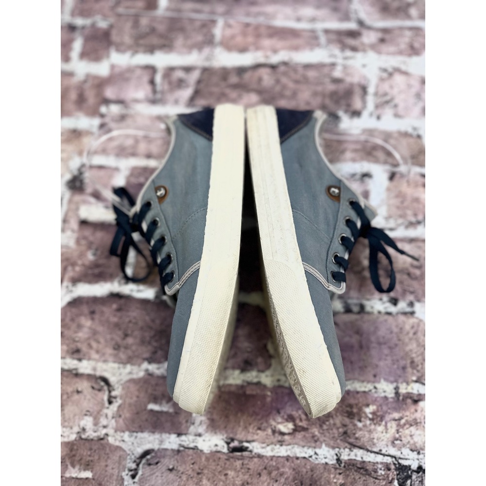 Taos Super Soul Mens Slate Blue Canvas Low Top Sneakers Size 10 Everyday Classic - Picture 9 of 16